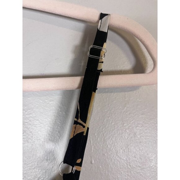 Vintage Floral Tank Mini S Black Retro Classic Chic Preppy Y2K Neutral HOCO 80s - Picture 5 of 10